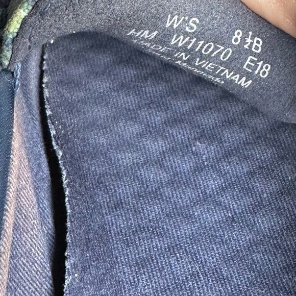 Cole Haan Nantucket Shoes Sz 8 1/2B Canvas Leather Seaside Preppy Loafers Palms - Picture 7 of 10